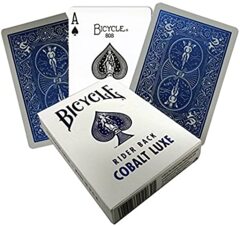 Cartes à Jouer Bicycle: Rider Back - Cobalt Luxe
